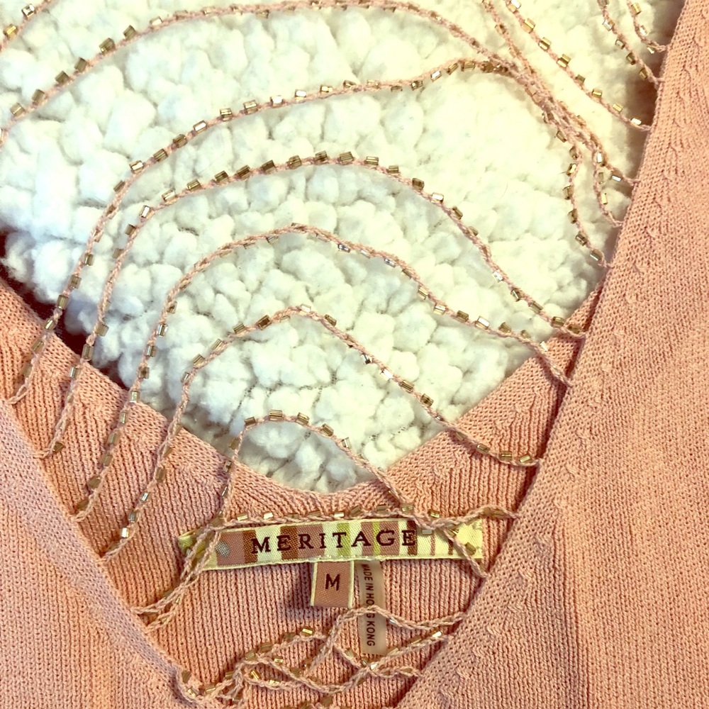 Pink detailed camisole